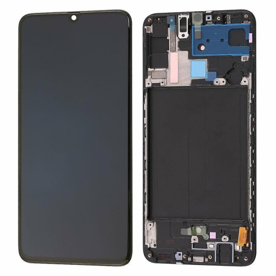 Touch+Display+Frame Samsung Galaxy A70 2019/A705 Service Pack Black